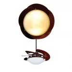 Quạt trần Sole Bzone - quạt trần trang trí cánh xếp màu nâu