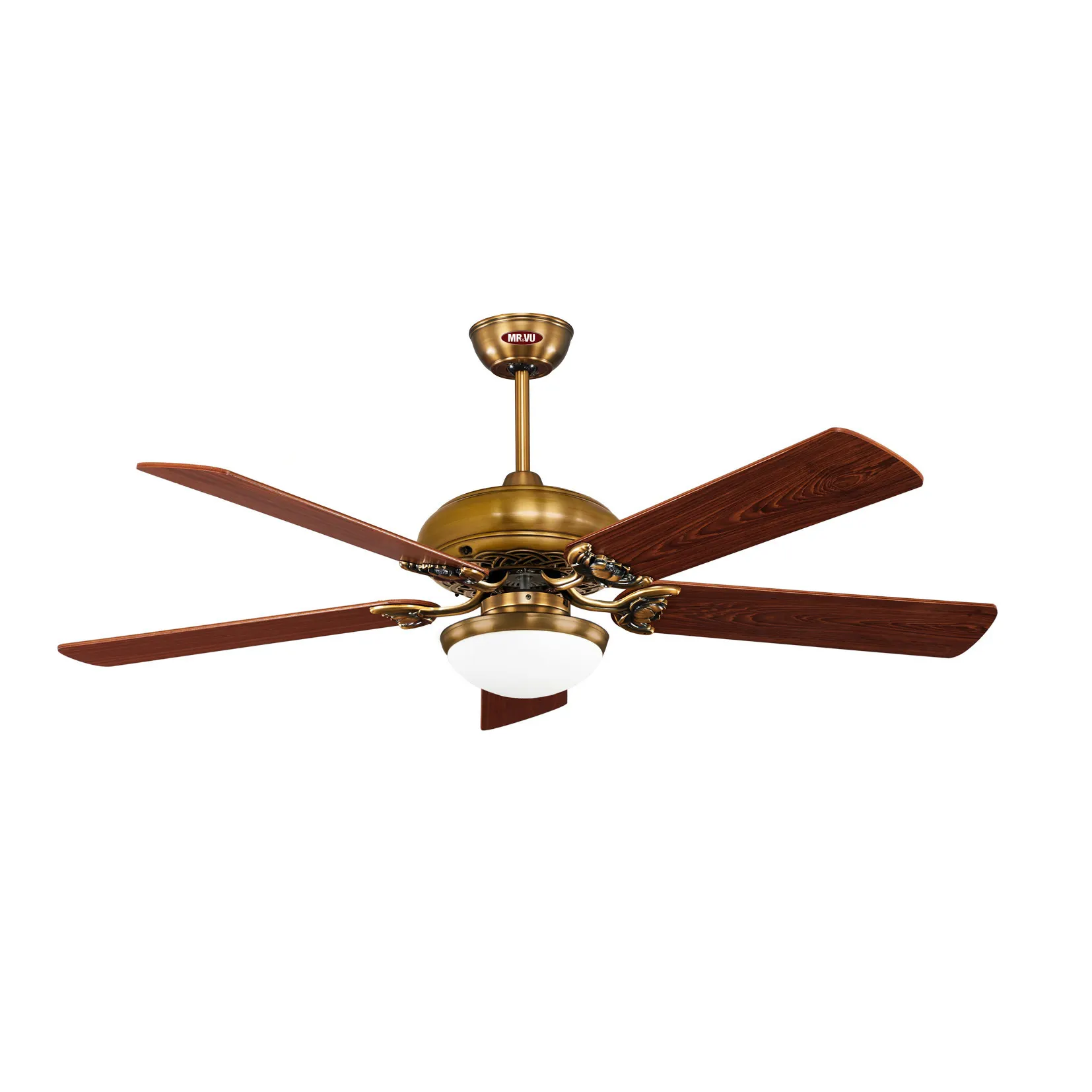 Quạt trần Lotus có đèn LED - quạt trần đèn trang trí mới