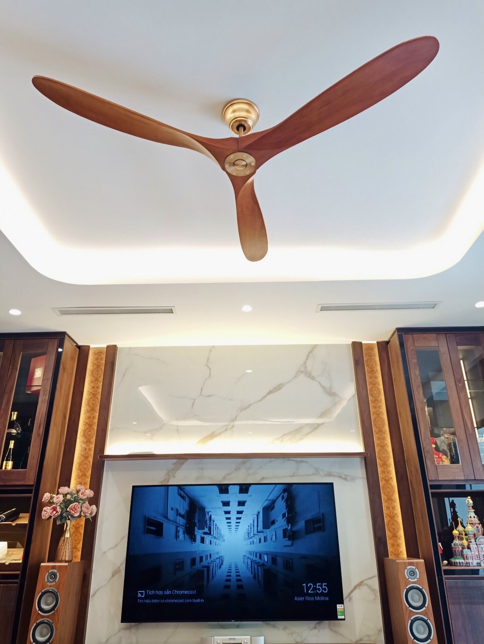 eagle70 quạt trần mạ vàng eagle