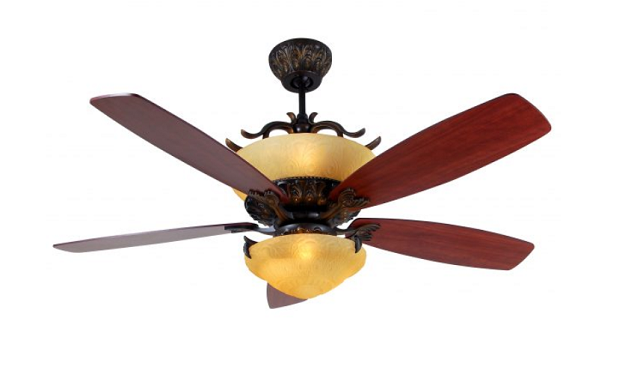 cac mau quat ket hop den tran cao cap hien nay