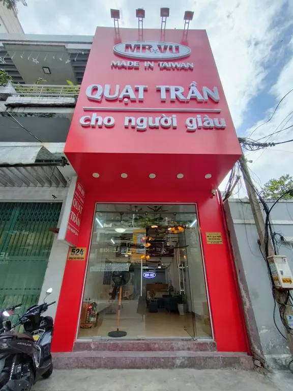 Quạt trần Đà Nẵng bền đẹp, uy tín 3 Showroom quạt trần Mr.Vũ Đà Nẵng - 524 Ông Ích Khiêm