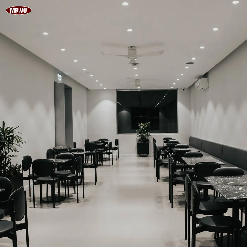 Lắp đặt quạt trần cho quán cafe Be Mind, Quận 1, Thành phố Hồ Chí Minh 9 quat tran mrvu tai quan cafe quan1