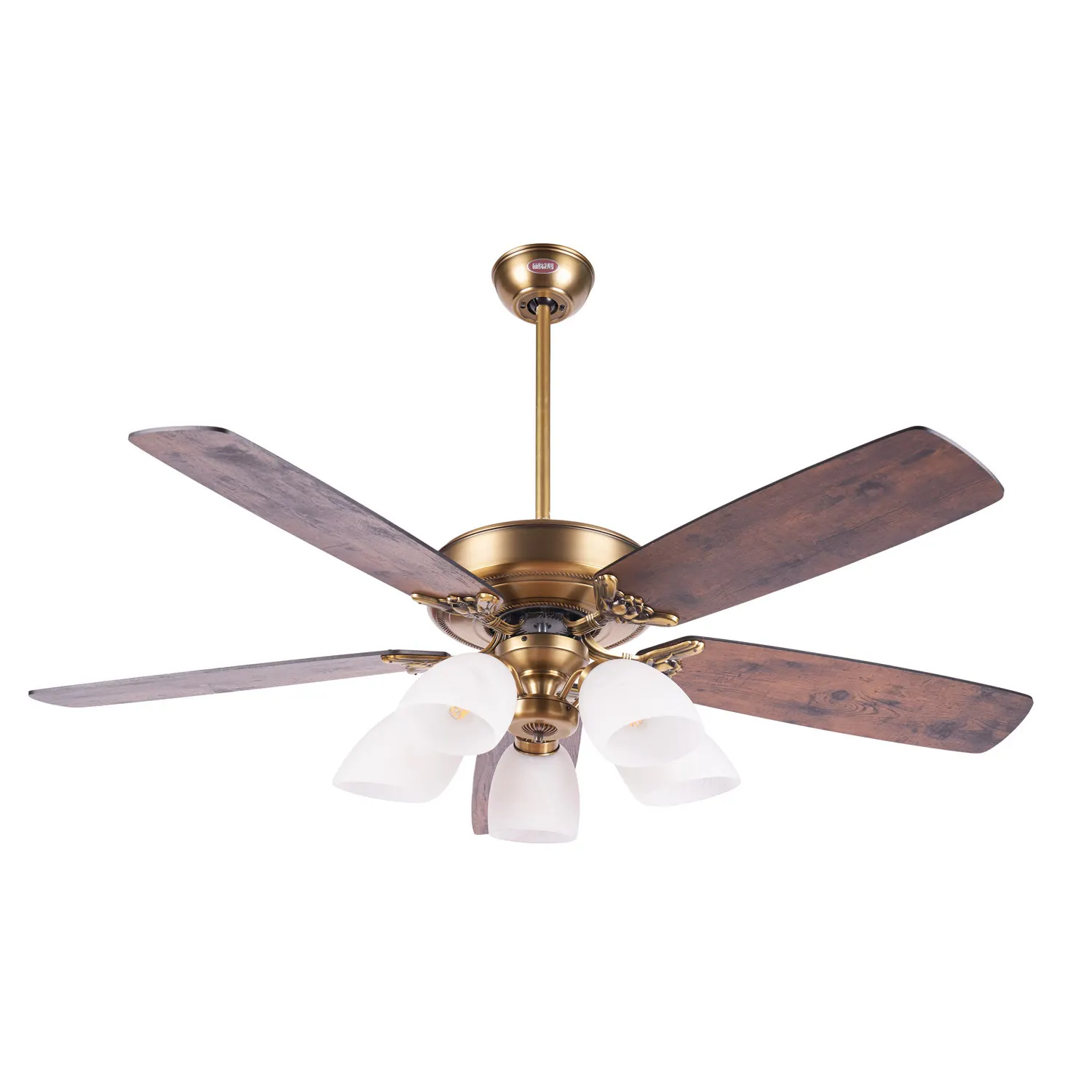 quat tran 5 canh den led lotus plus