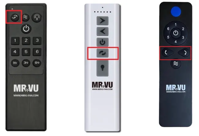 Quạt trần quay mà không thấy mát? Nguyên nhân và cách khắc phục? 1 nut dao chieu dieu khien quat tran mrvu