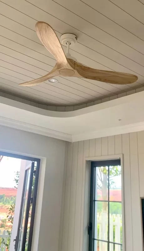 quạt trần cánh gỗ trendy