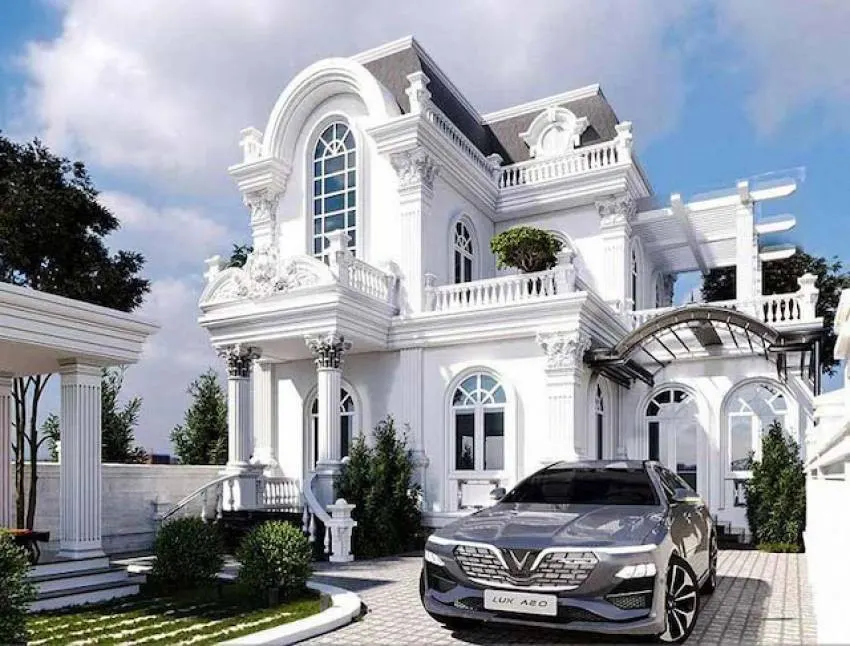 Top 3 mẫu biệt thự 2 tầng kiểu Châu Âu được đánh giá cao nhất hiện nay 12 biet thu 2 tang kieu chau au 2