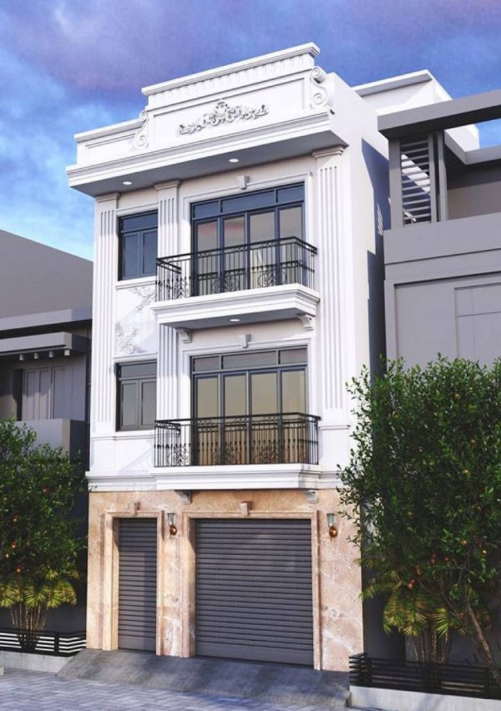 mau nha mat tien 6m tan co dien 2