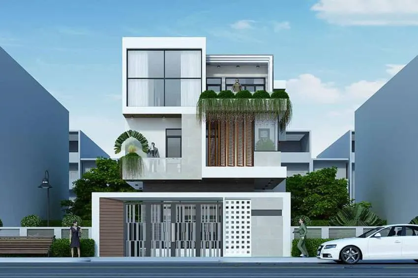 mau nha pho ket hop kinh doanh mat tien 8m 1