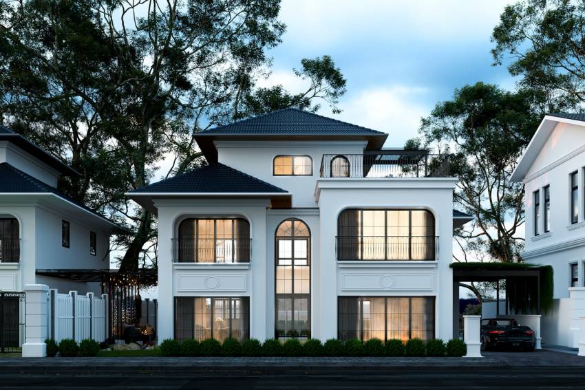 biet thu phong cach dong duong 2