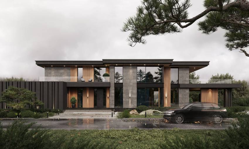 mẫu nhà biệt thự vườn 1 tầng đẹp