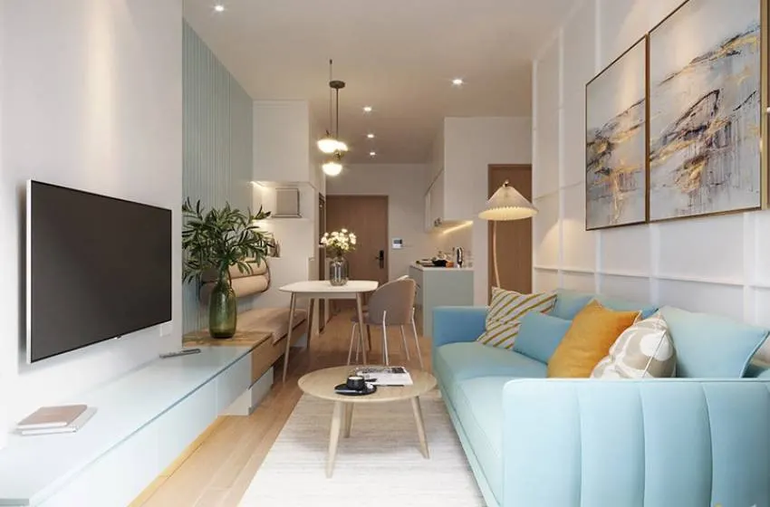 Cách thiết kế mẫu nhà chung cư đẹp 50m2 thông minh và ấn tượng 5 mau nha chung cu dep 50m2 7