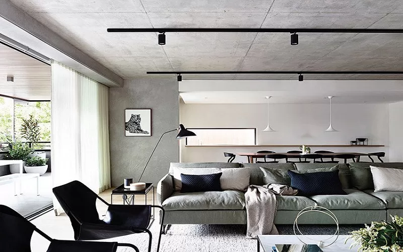 Những mẫu trần nhà bê tông đẹp