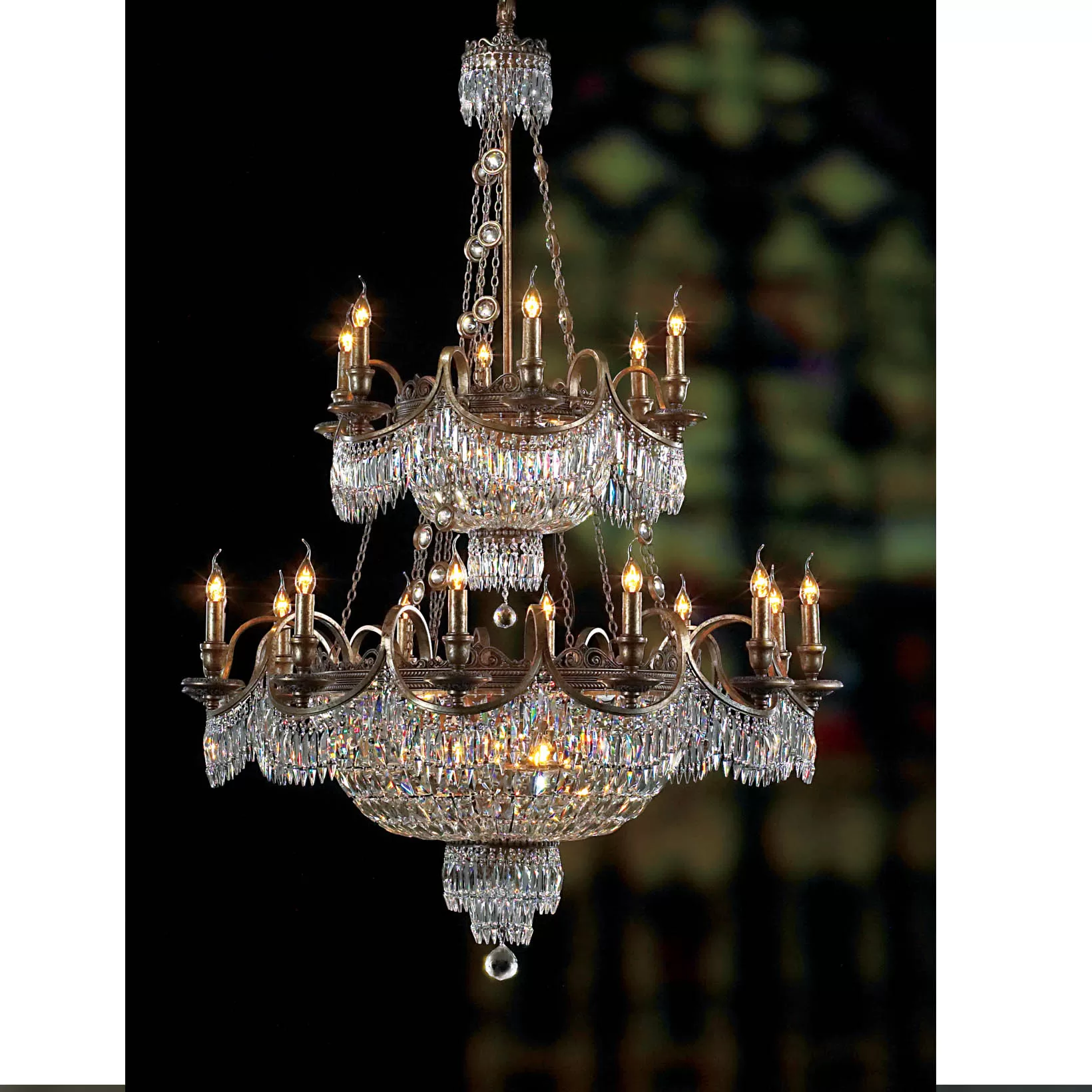 Đèn chùm pha lê đẳng cấp Mr.Vũ