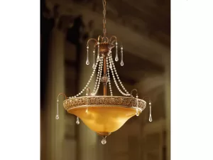 Đèn chùm nửa bán cẩu pha lê VU021603DA