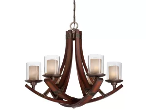 Đèn chùm gỗ sang trọng VU046506HC