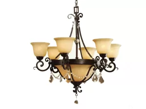 Đèn chùm pha lê thủy tinh VU011509HA