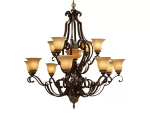 Đèn chùm thủy tinh treo trần VU020013HB