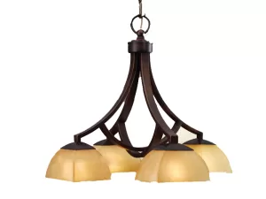 Đèn chùm 4 bóng treo trần VU010104HB