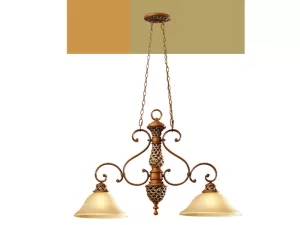 Đèn chùm đôi thủy tinh VU020702HA