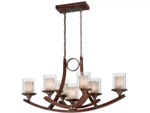 Đèn chùm gỗ sang trọng VU046507HA