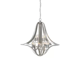 Đèn chùm treo trần mạ bạc VU052312HA