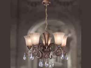 Đèn chùm 5 tay pha lê VU208005HC