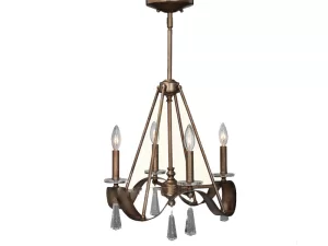 Đèn chùm pha lê 4 bóng VU041404HA