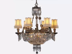 Đèn chùm pha lê 9 đèn sang trọng VU043409HA