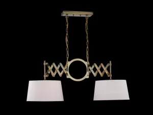 Đèn chùm hiện đại treo trần 2 bóng