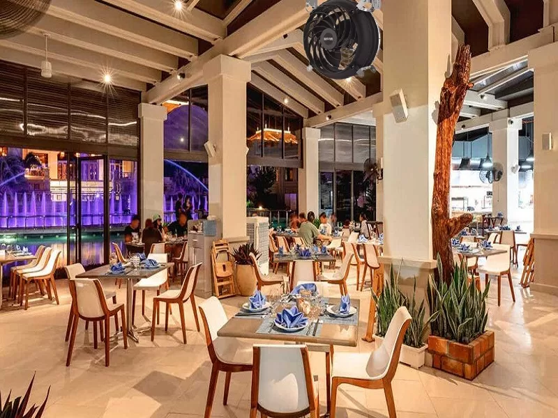 Quạt công nghiệp cho nhà hàng, quán ăn giúp tiết kiệm điện năng