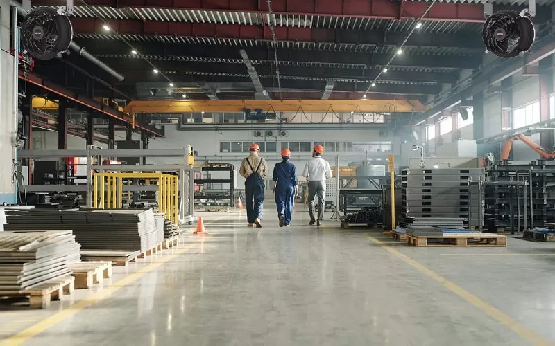 Quạt mát công nghiệp độ bền bỉ cao, vận hành ổn định