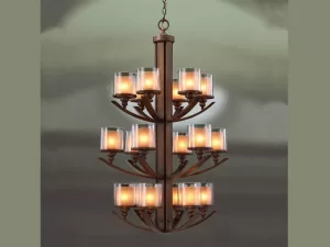 Đèn chùm cổ điển 3 tầng treo trần VU049718HA