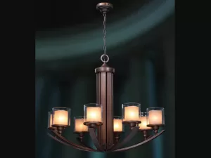 Đèn chùm cổ điển treo trần 8 bóng VU049708HB