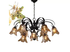 Đèn chùm thủy tinh treo trần VU007609HB