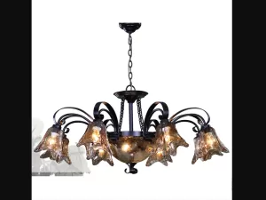 Chùm thủy tinh màu hổ phách VU007610LA