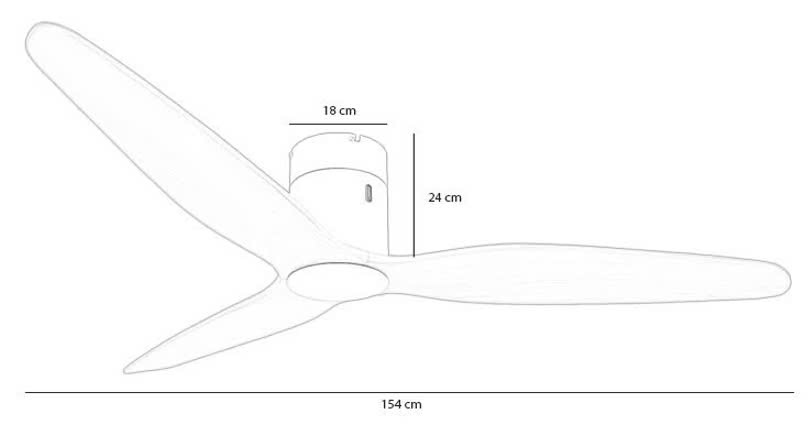 Kích thước quạt lọc không khí Vita