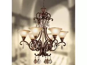 Đèn chùm pha lê treo phòng khách VU005506HC