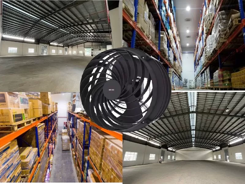 Quạt công nghiệp KOSMO được dùng phổ biến trong các kho xưởng