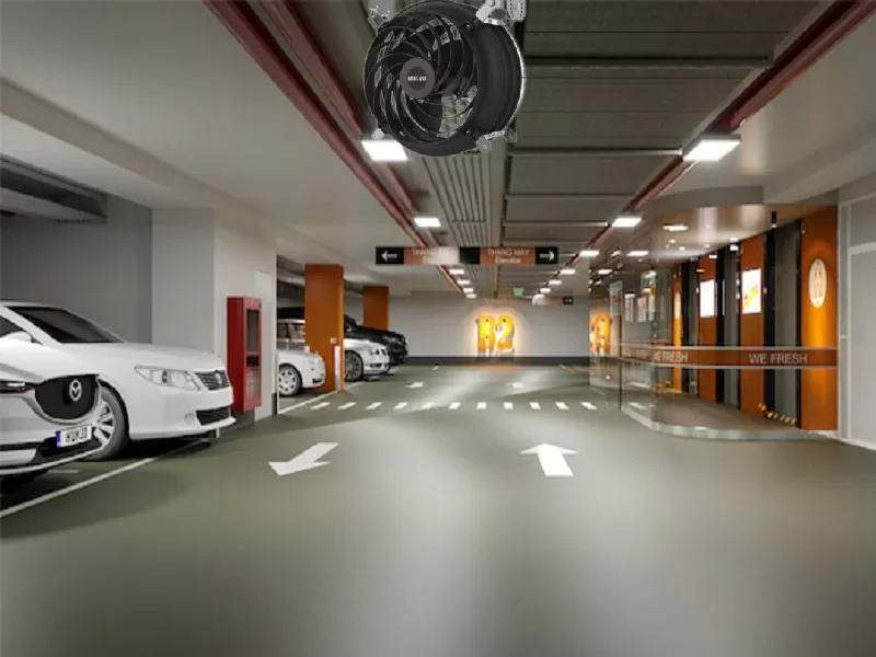 Quạt công nghiệp là giải pháp thông gió, làm mát hiệu quả cho tầng hầm