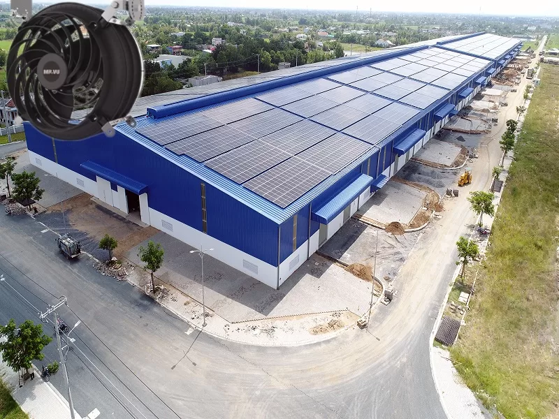 Quạt công nghiệp lưu thông không khí, bảo vệ sức khỏe người lao động