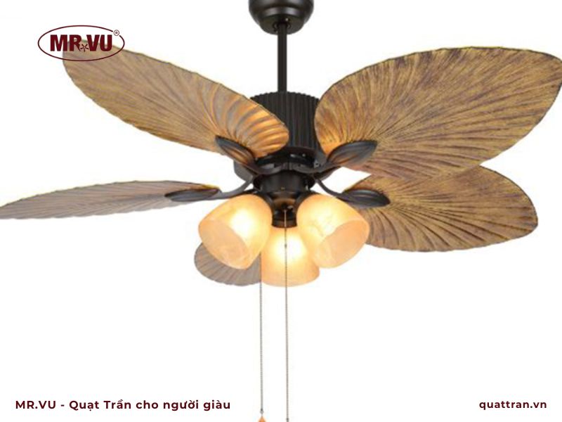 đèn kết hợp quạt trần