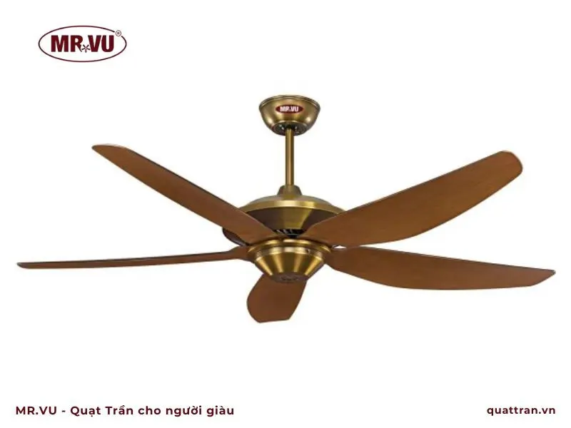 Quạt trần bằng đồng: Kết hợp hoàn mỹ giữa thẩm mỹ và hiệu suất 3 quạt trần bằng đồng