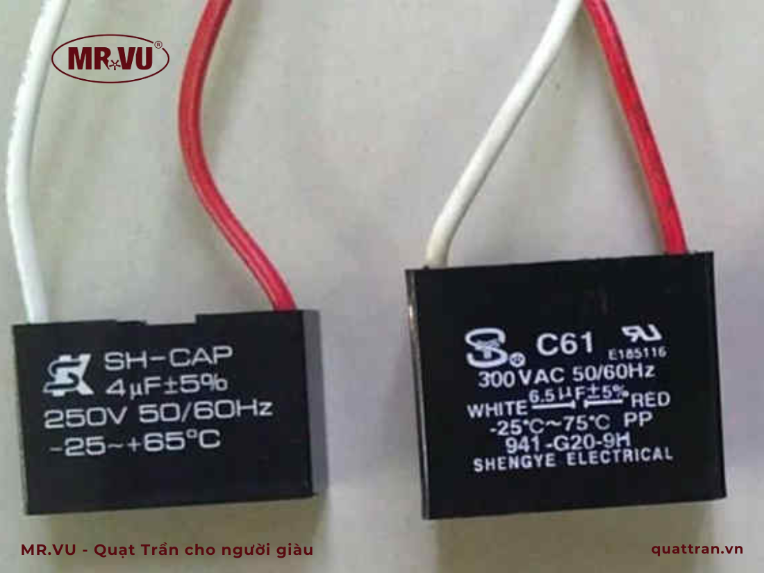 Tụ điện cho quạt trần