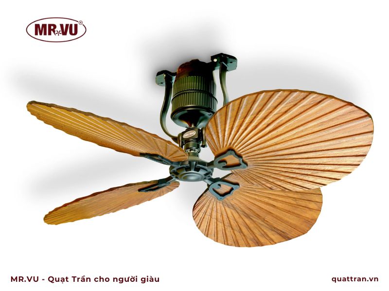 Quạt trần cánh gỗ