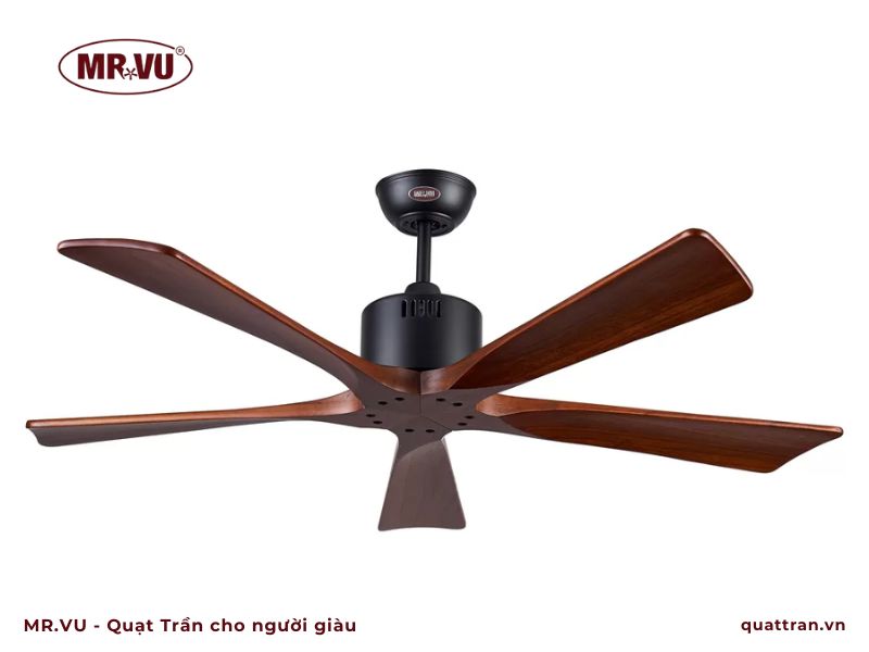 Quạt trần cánh gỗ