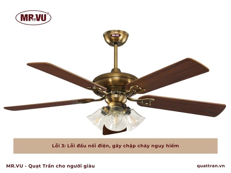 Lỗi lắp đặt quạt