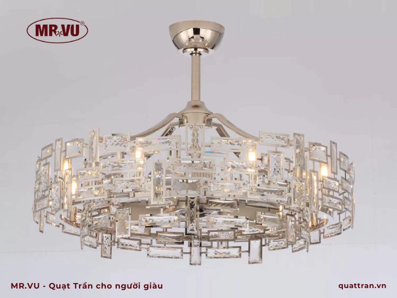 đèn quạt trần phòng khách