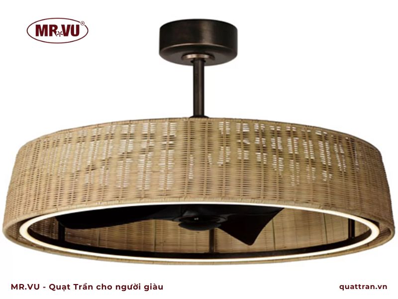 đèn quạt trần phòng khách