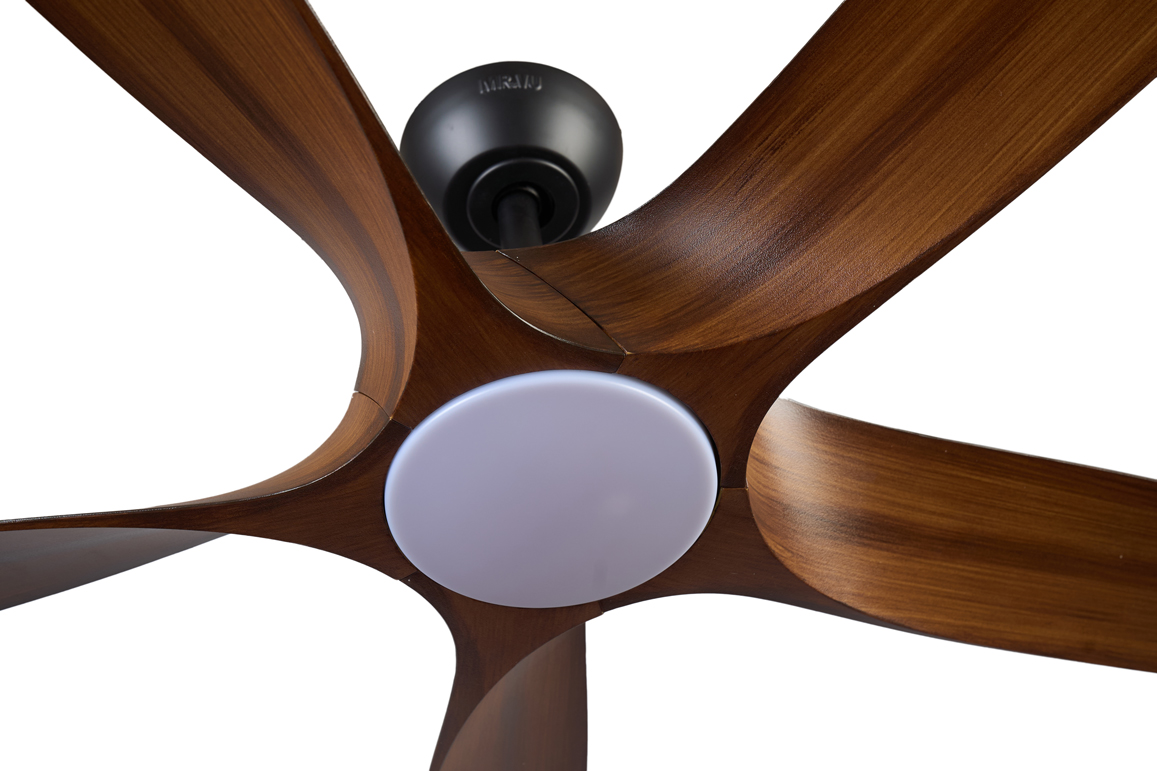 quat-tran-5-canh-vision-den1 Quạt trần 5 cánh Vision đèn led