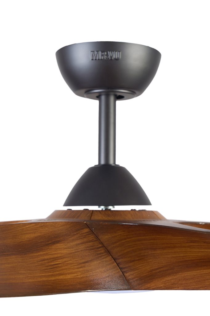 quat-tran-5-canh-vision-den4 ốp trên Quạt trần 5 cánh Vision đèn led đẹp